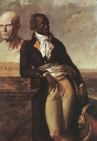 Anne-Louis Girodet de Roussy-Trioson Portrait of Jean-Baptiste Belley oil painting image